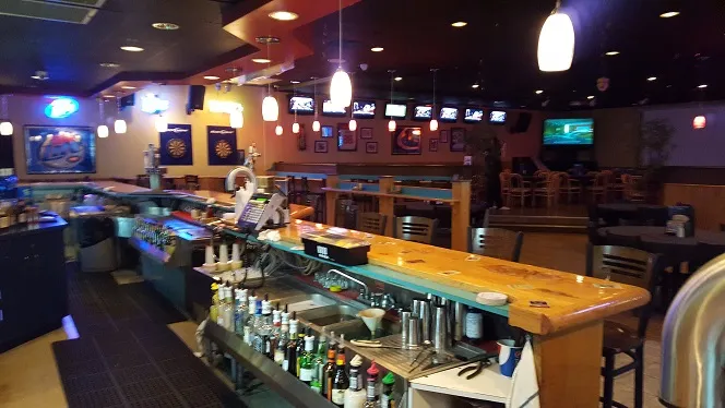 The bar and lounge